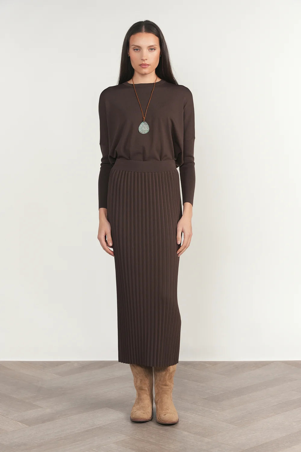Eden Skirt in Fudge