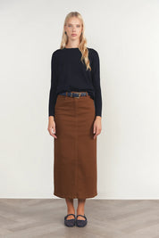 Montia Top in Deep Indigo Navy
