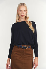 Montia Top in Deep Indigo Navy