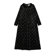Velour Bow Maxi Dress