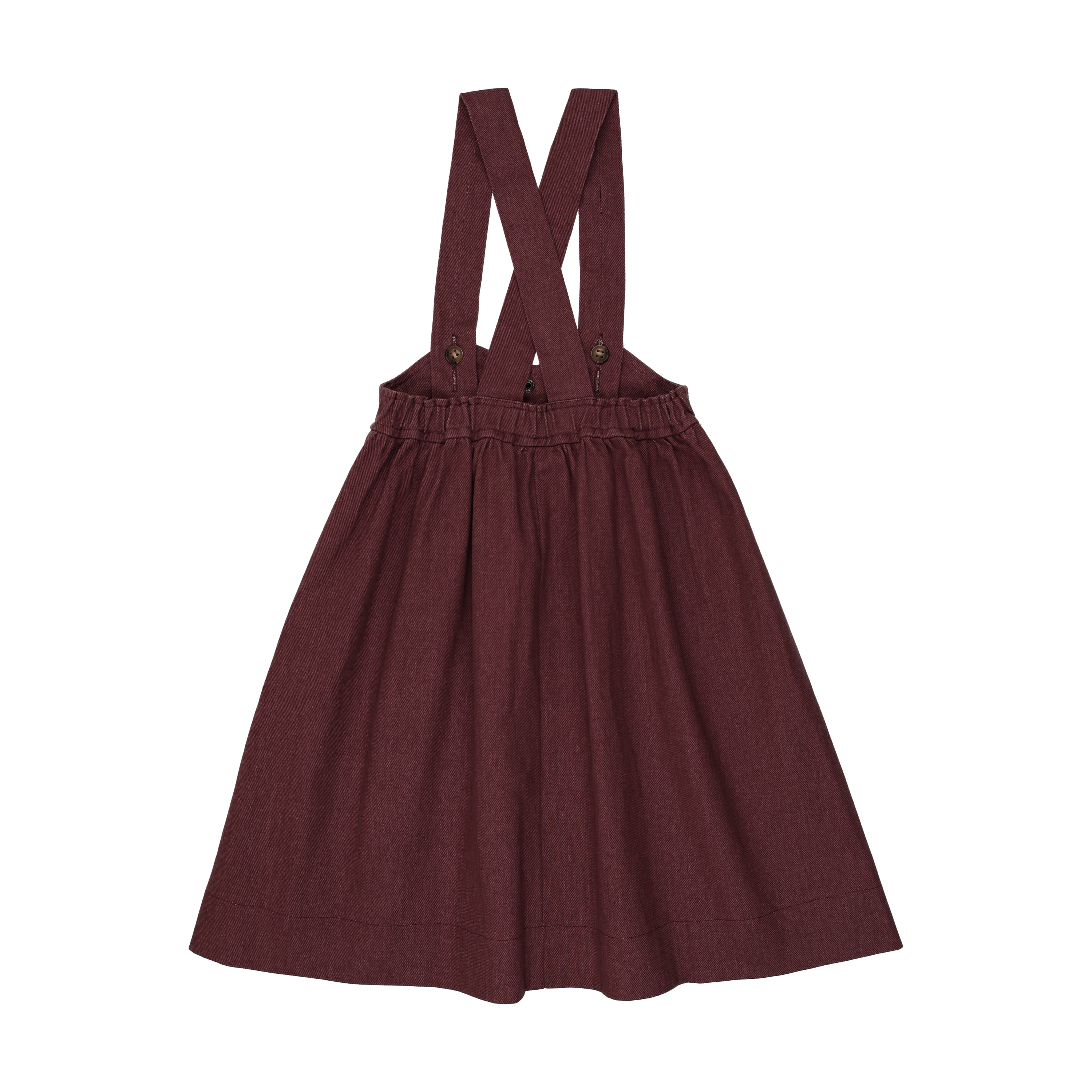 Mulberry Utility Pinafore Dress