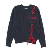 Laced Knit Sweater