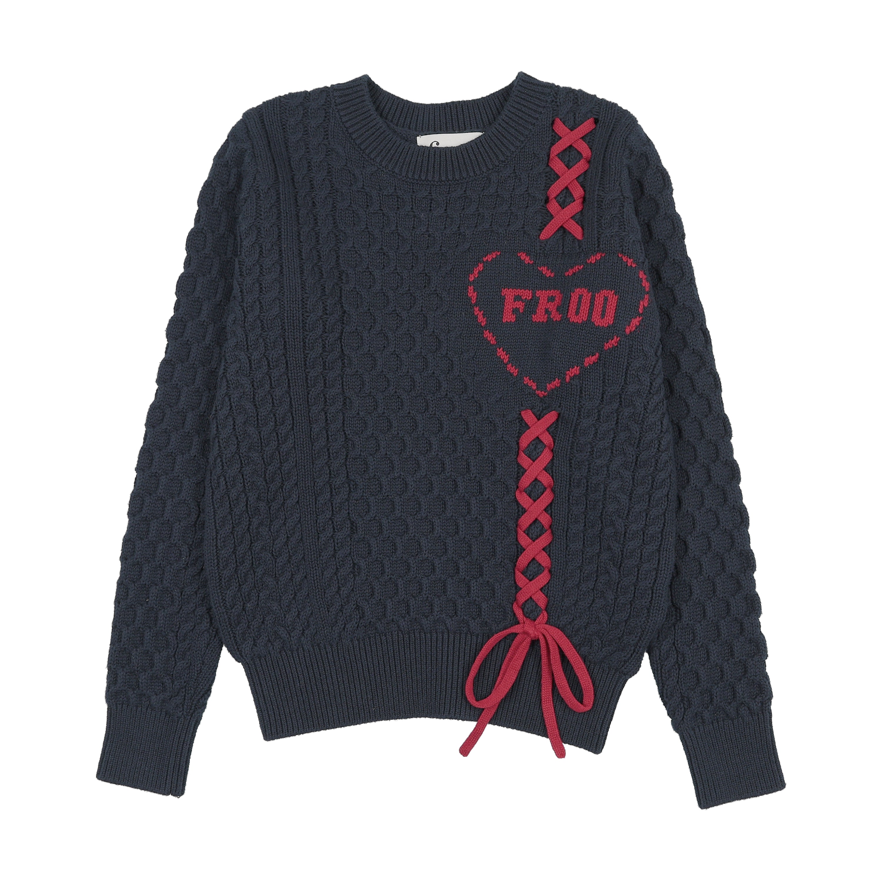 Laced Knit Sweater