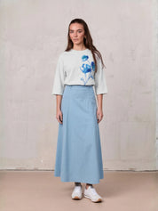 Cotton Yoke Circle Skirt