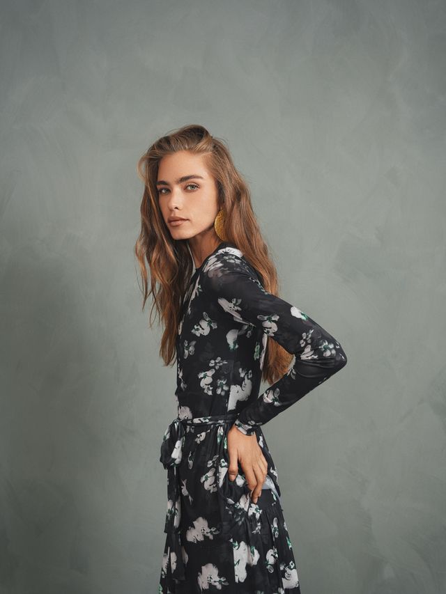 Layered Mesh Dress