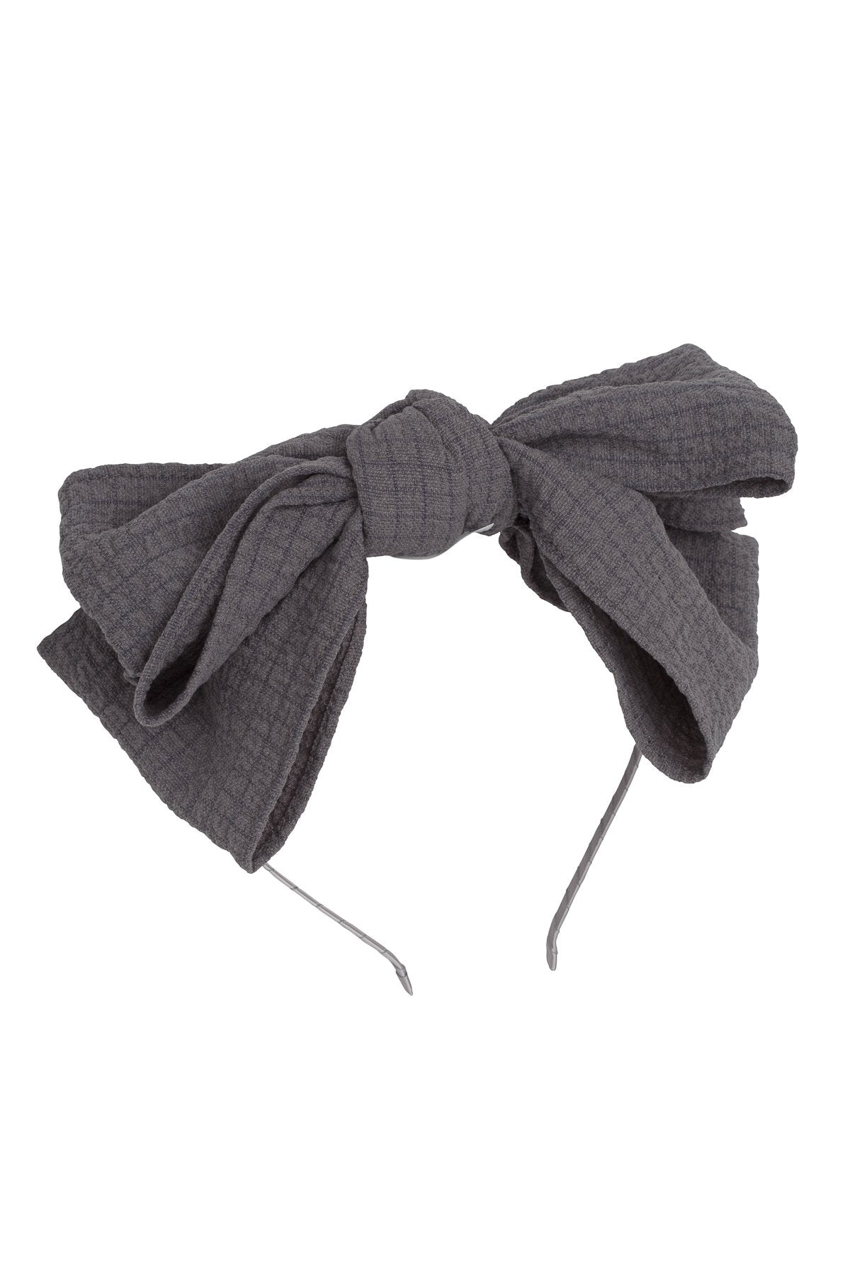 Floppy Muslin Headband - Charcoal