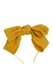 Floppy Muslin Headband - Mustard - PROJECT 6, modest fashion