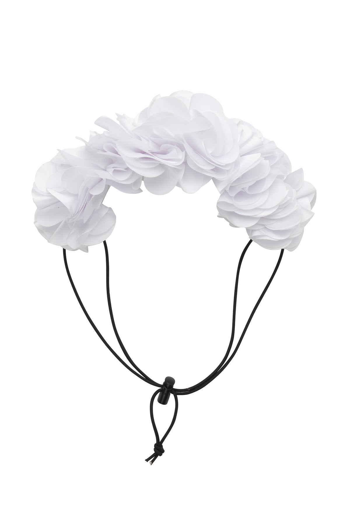 Floral Wreath Petit - White - PROJECT 6, modest fashion