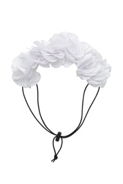 Floral Wreath Petit - White - PROJECT 6, modest fashion
