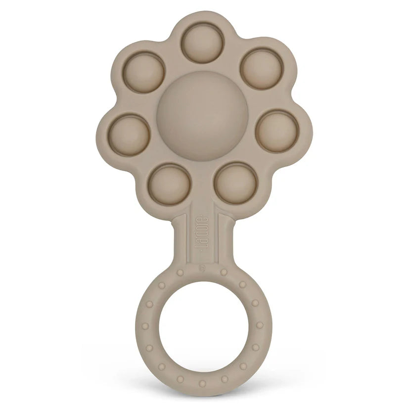 Silicone Poppin Rattle Flowers Saddle