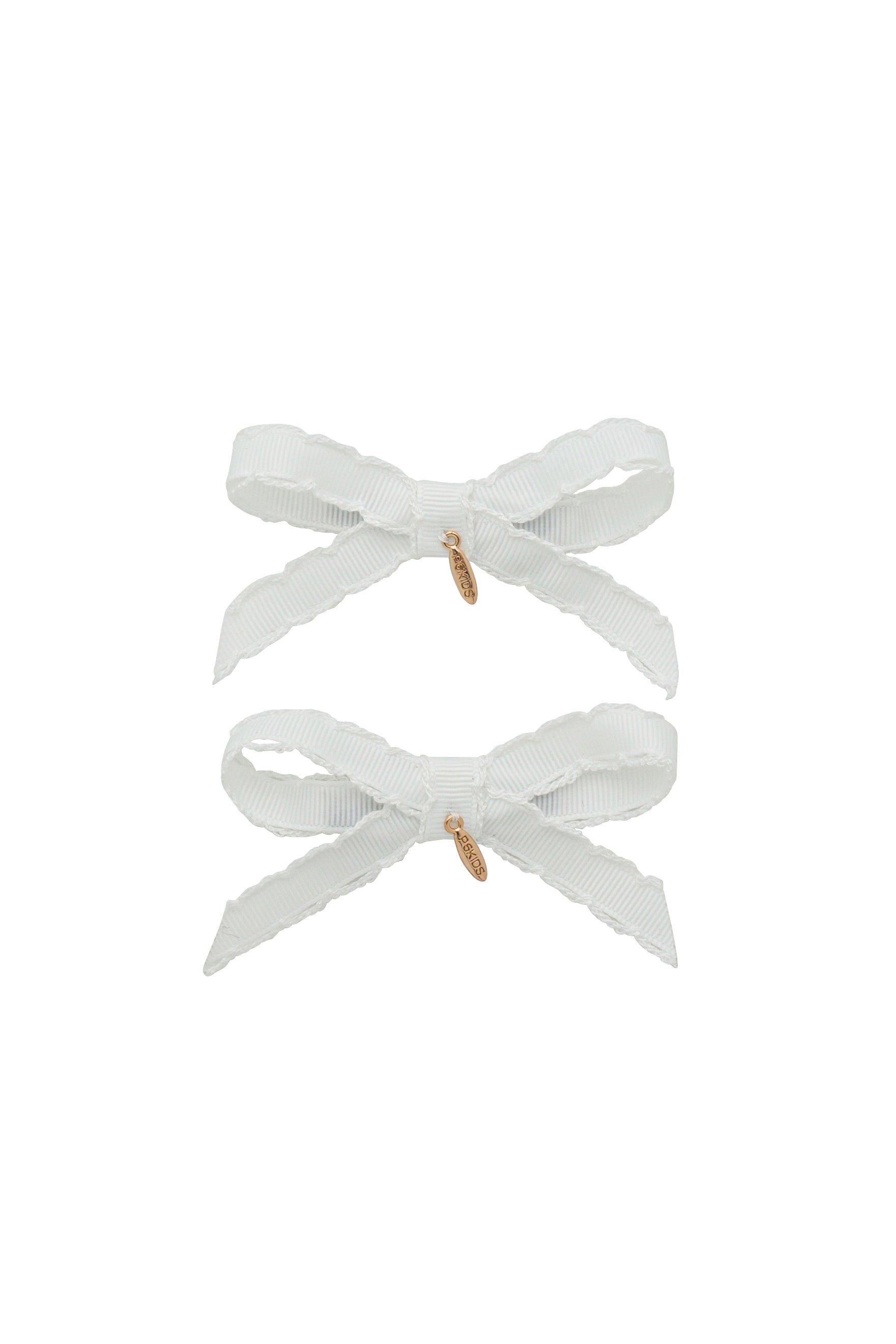 Gerber Moonstitch Clip Set of 2 - White