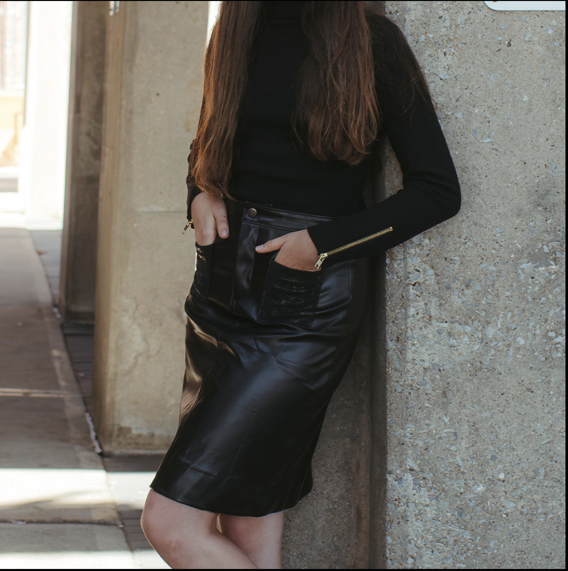 Leather Skirt