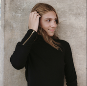 Ribbed Zipper Sweater