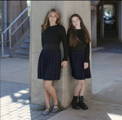 Luxe Pleated Knit Dress