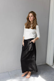 Canvas Skirt Black