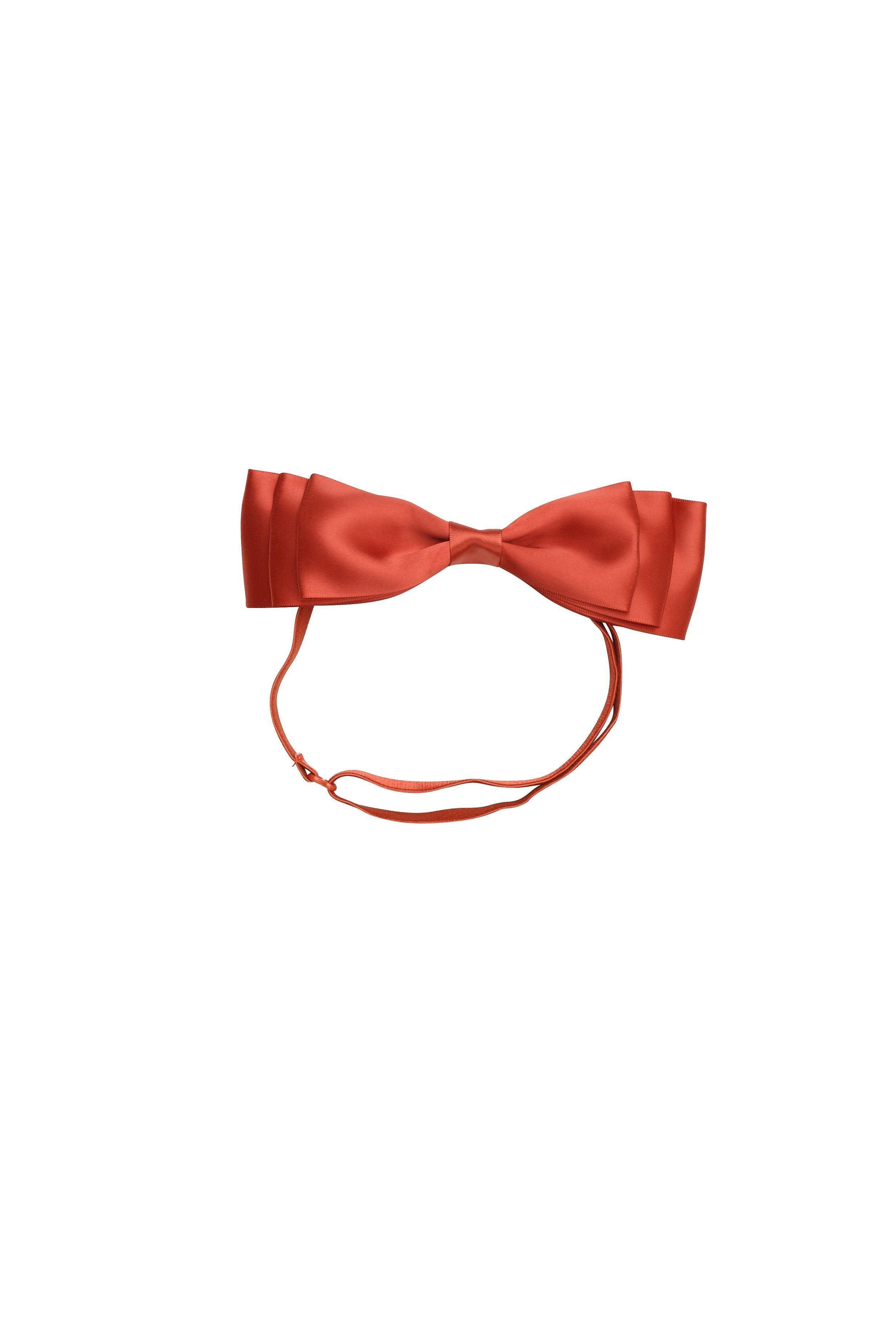 Heather Satin Wrap - Rust