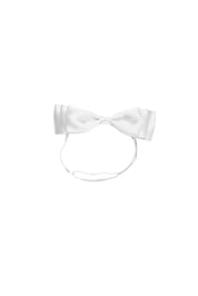 Heather Satin Wrap - White