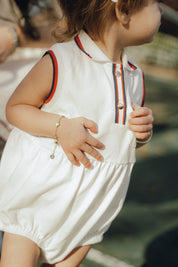 Hartley Romper in White