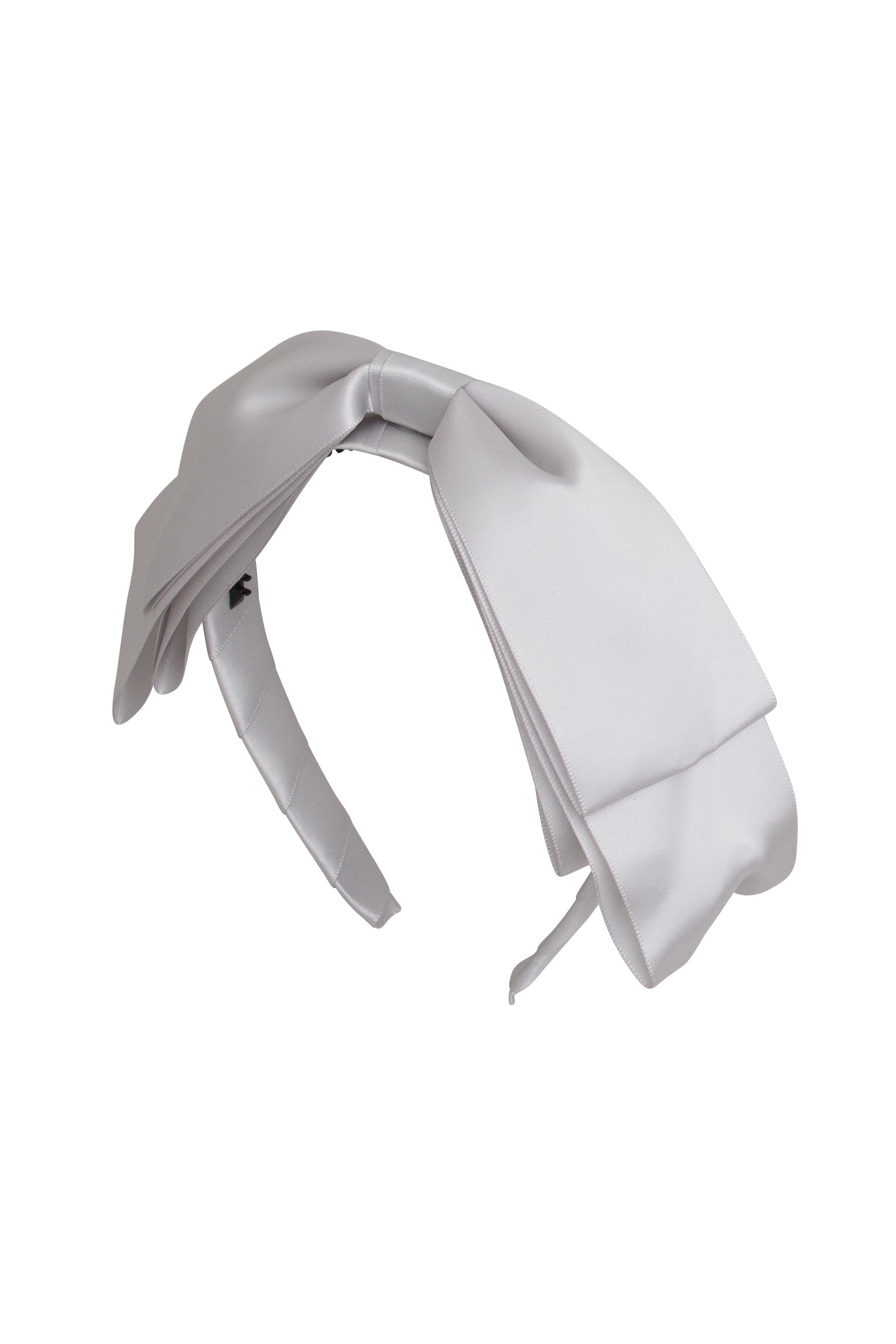 Heather Satin Headband - Grey