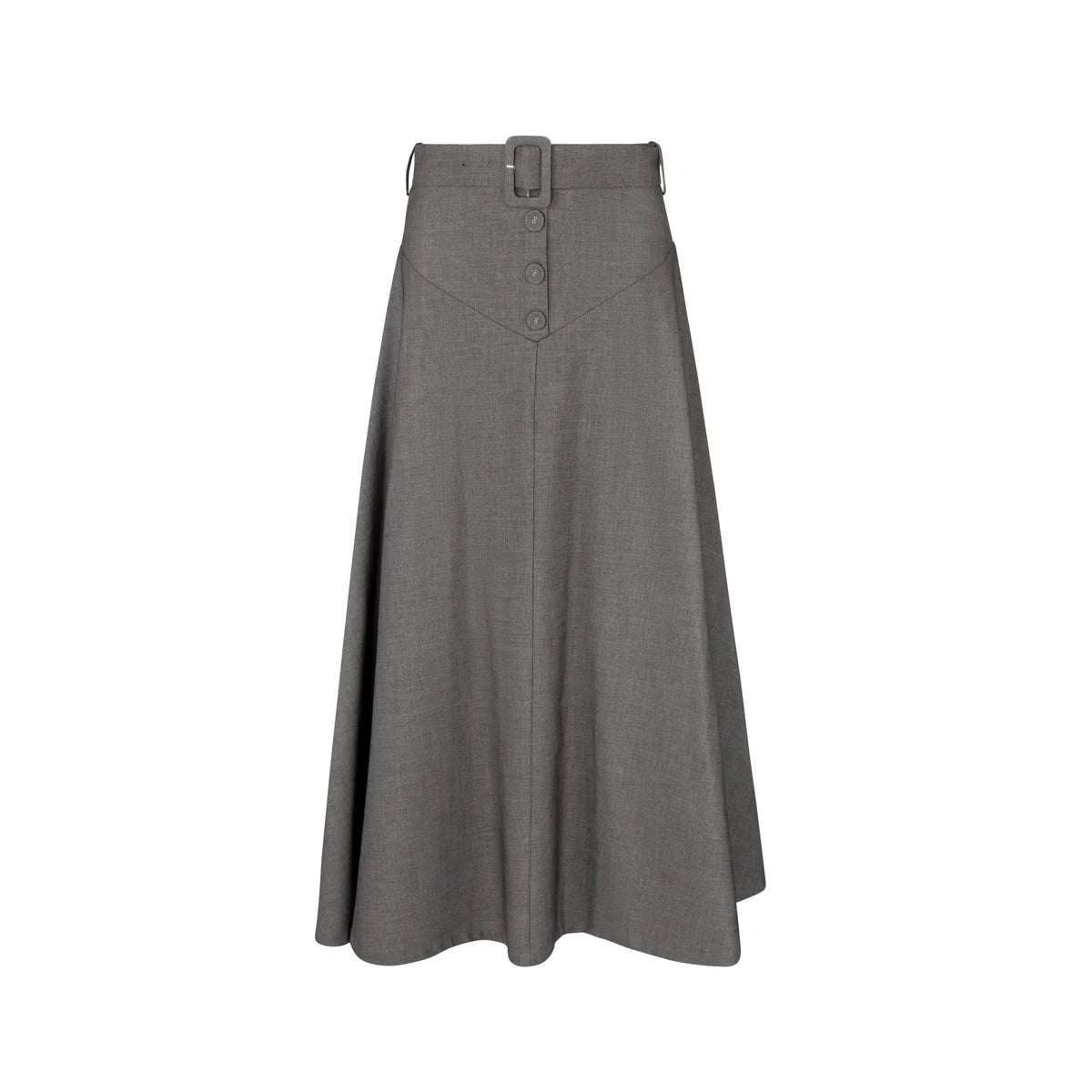 Fit and flare skirts gray