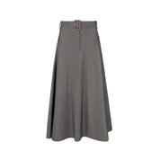 Fit and flare skirts gray