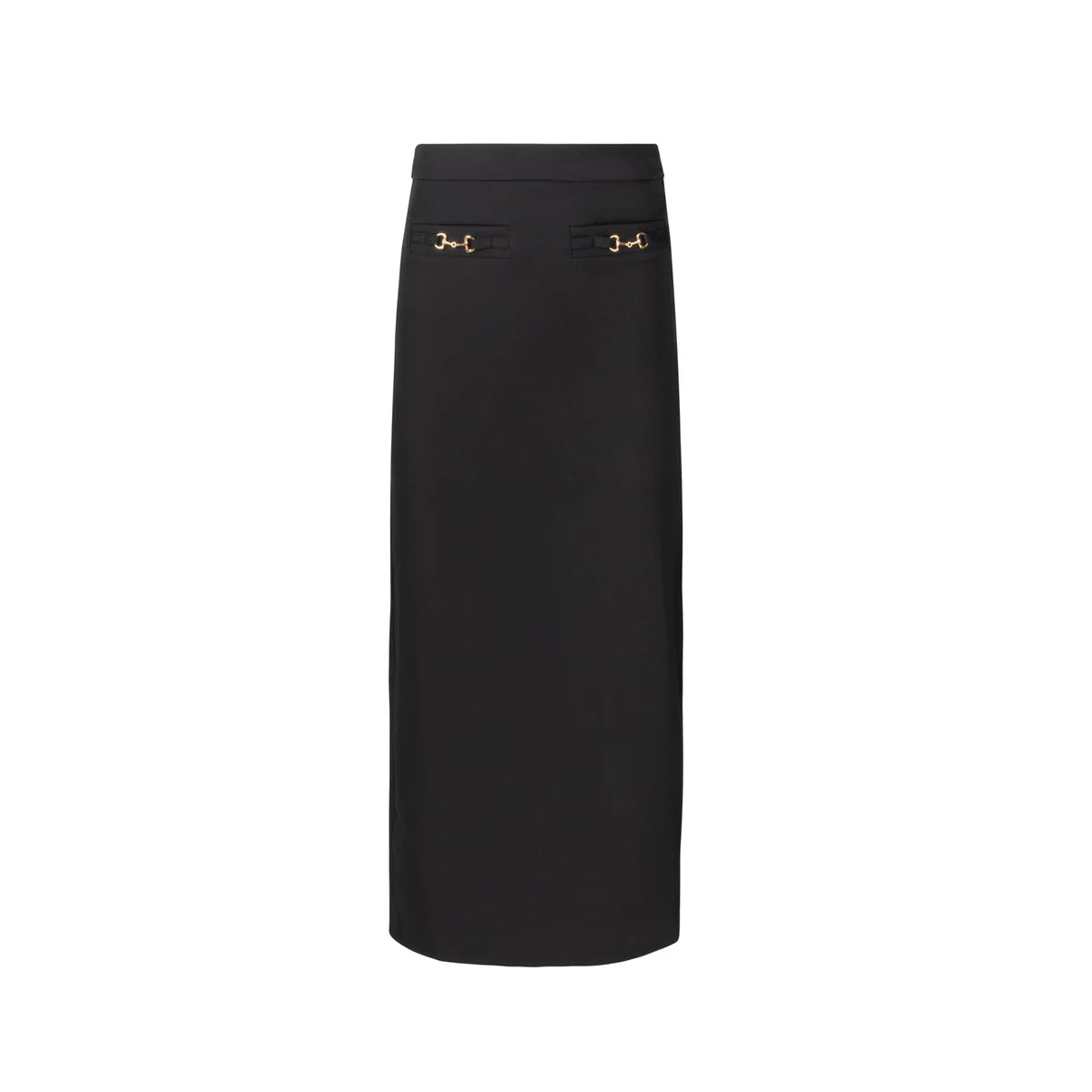 Buckle skirt black