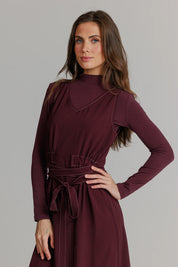 Essential Turtleneck Plum