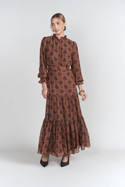 Zoe Maxi- Autumn Browns
