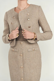Column Tweed Jacket