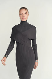 Crisscross Knit Maxi Dress