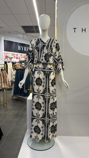 Smocked Wrap Dress