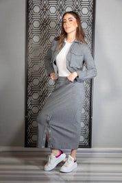 Breeze Skirt Gray