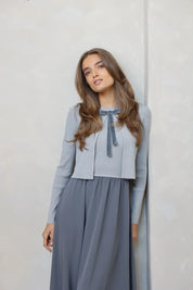 Bow Sweater + Jumper Set