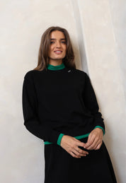 Mock Neck Sweatshirt