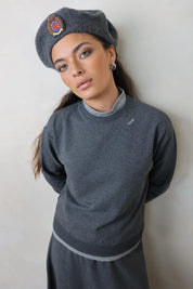 Mock Neck Sweatshirt