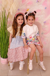 Grosgrain Bow Clip Set (2) - Light Pink