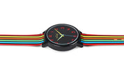 Ovvel Girls Analog Watch for kids - Striped (Vertical)