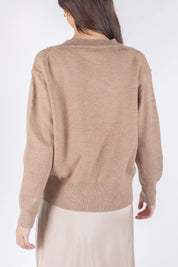 OVERSIZED SWEATER (LIGHT BROWN)