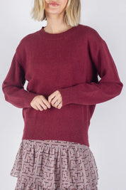 OVERSIZED SWEATER (BURGUNDY)