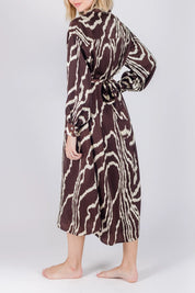 DELILAH DRESS (BROWN) 48"