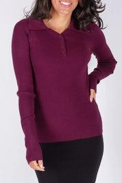 BAILEY TOP (BURGUNDY)