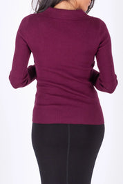 BAILEY TOP (BURGUNDY)