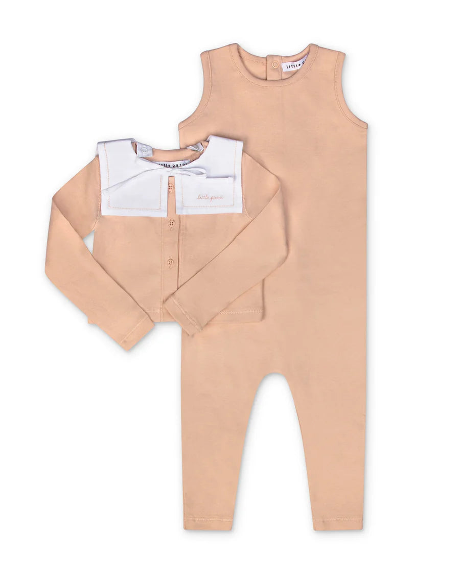 Heritage Toddler Romper Set Pink