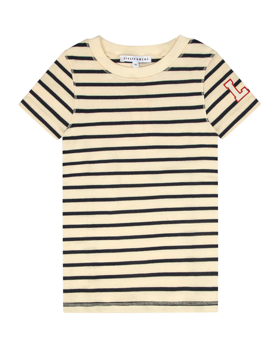 Classic Striped Short Sleeve Tee Navy