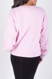 CREWNECK SWEATSHIRT (PINK)