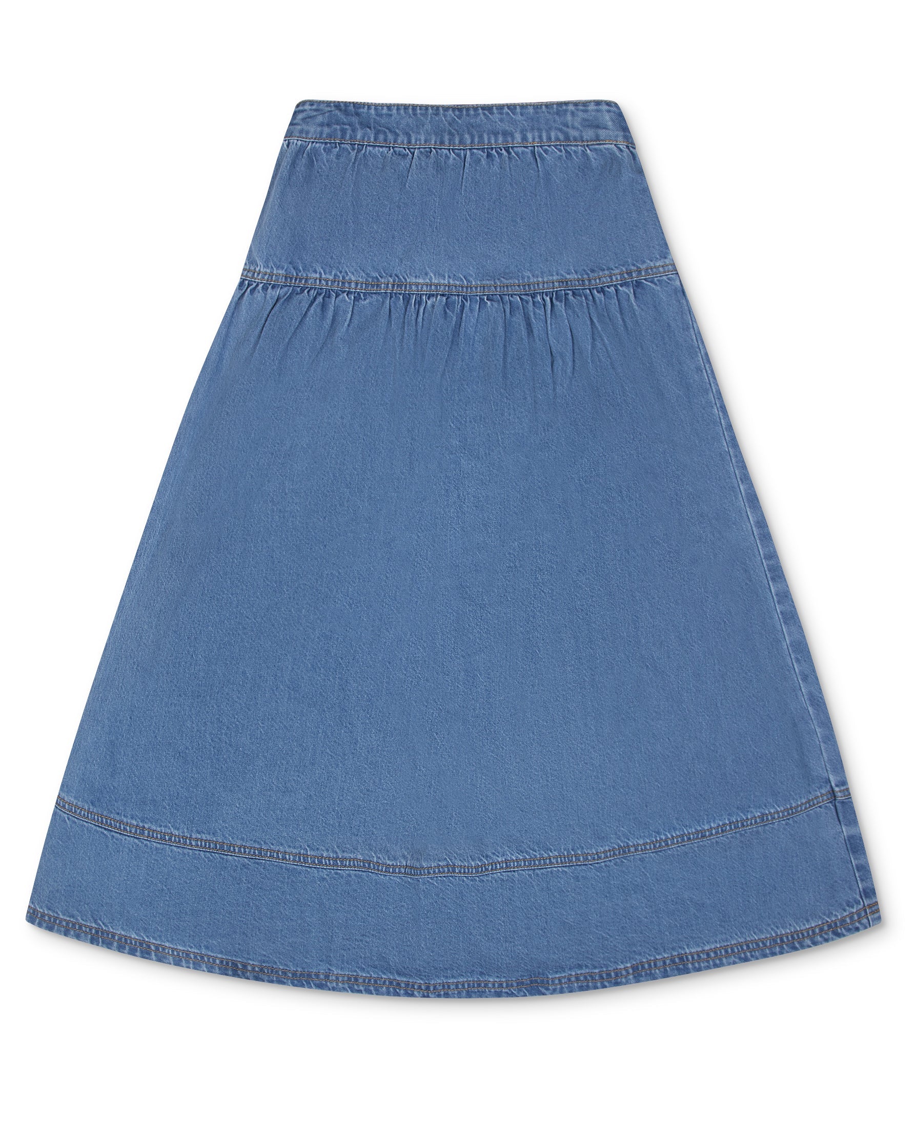 Denim Maxi Skirt