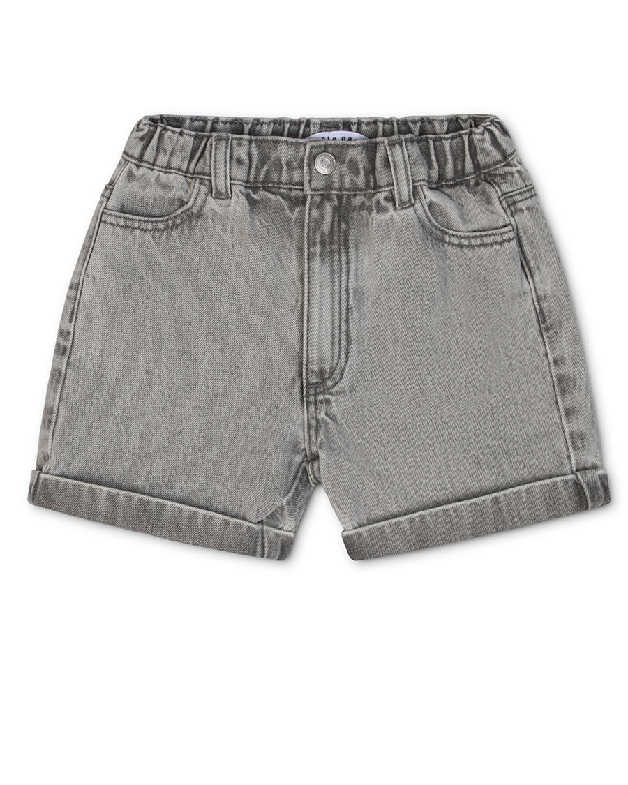 Classic Denim Shorts Grey