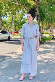 Etsuko - Light Grey Poplin