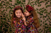 Ava Dot Headband - Rust