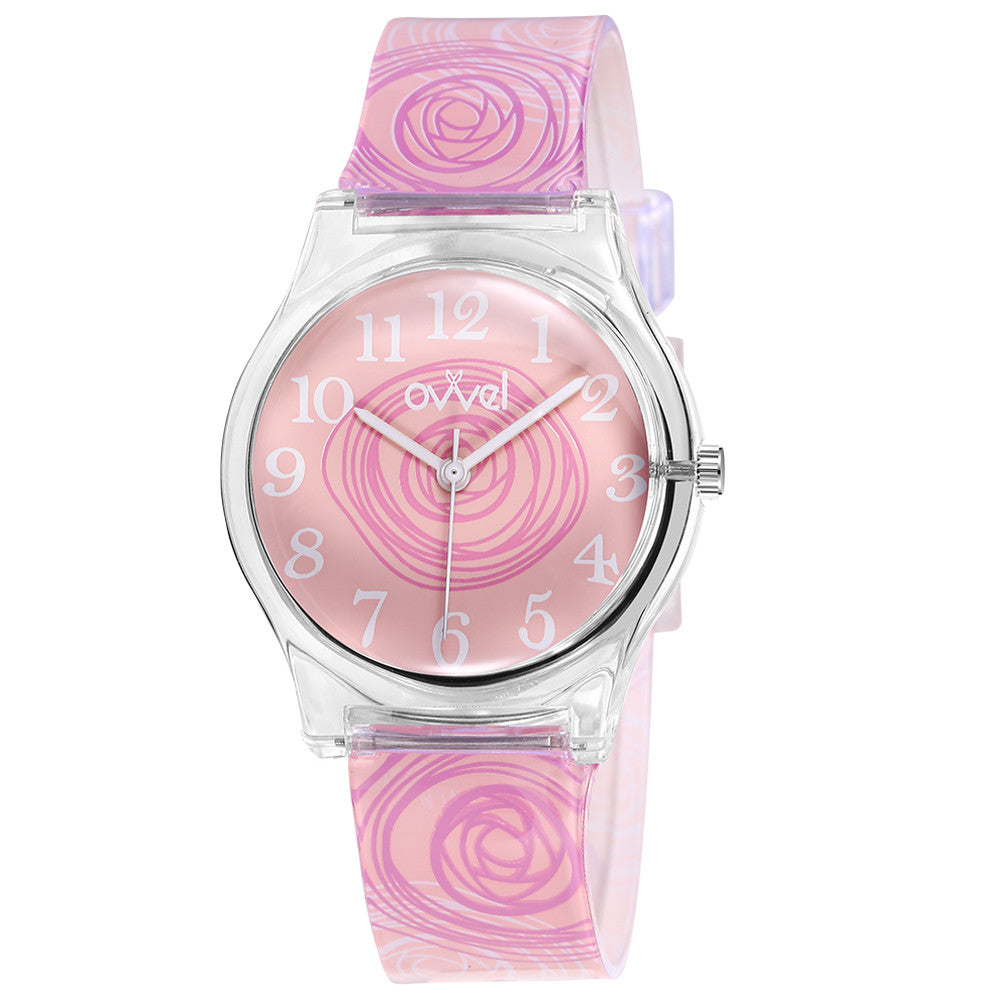 Ovvel Girls Analog Watch for kids - Swirls